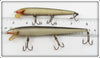Rapala Silver/Black Floating Minnow Pair