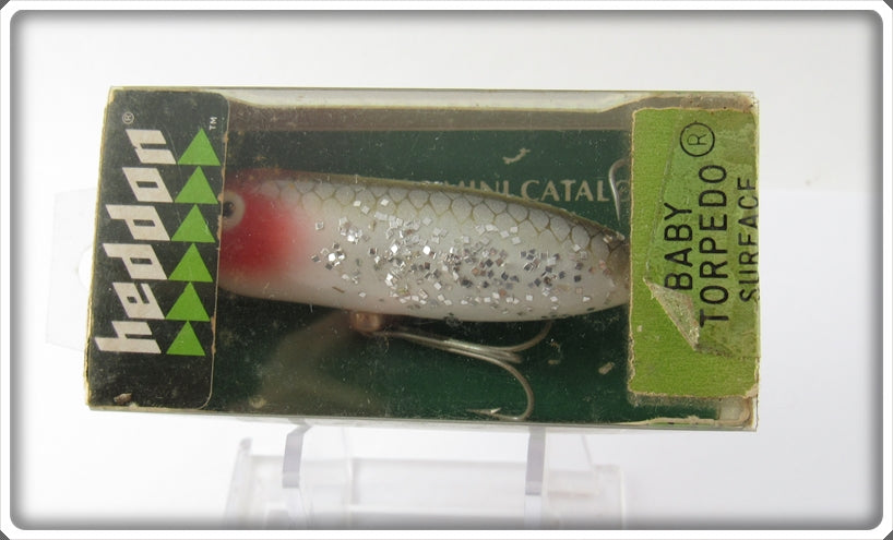 Heddon Red Head Flitter Baby Torpedo In Correct Box 0361 RHF