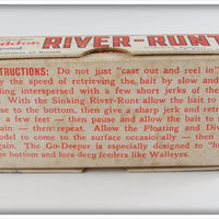 Heddon Red Head Floating River Runt Empty Box