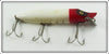 Vintage Heddon Red Head White Vamp Spook Lure