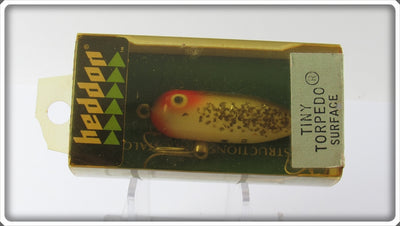Heddon Red Head Flitter Tiny Torpedo In Correct Box 0360 RHF