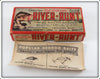 Vintage Heddon Red & White Floating River Runt Empty Lure Box 