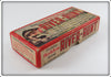 Heddon Red & White Floating River Runt Empty Box