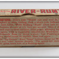 Heddon Red & White Floating River Runt Empty Box