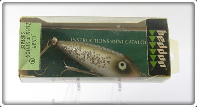 Heddon Silver Flitter Baby Zara In Correct Box 0365 SS