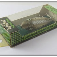 Heddon Silver Flitter Baby Zara In Correct Box 0365 SS