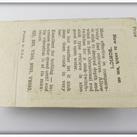 Heddon Shad Sonic On Card