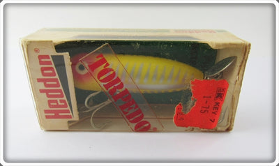 Heddon Yellow Shore Baby Torpedo In Correct Box 361 XRY