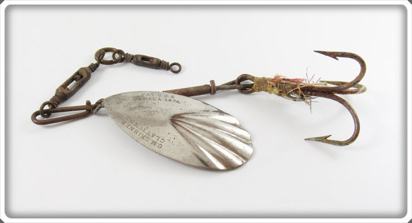 Vintage G. M. Skinner Metal Spinner Lure