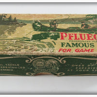 Pflueger White Red Silver Sparks Jointed Palomine Empty Box 