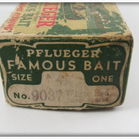 Pflueger White Red Silver Sparks Jointed Palomine Empty Box