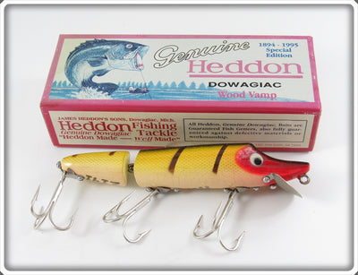 Heddon Perch Special Edition Wood Vamp Lure In Box