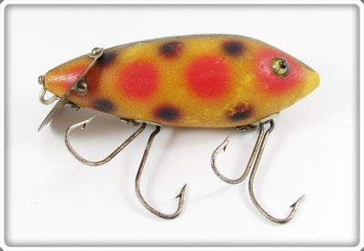 Vintage Heddon Spotted Crab Wiggler Lure