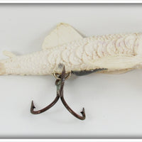 Vintage Ray Johnson Tackle Co White Real Minnow Lure