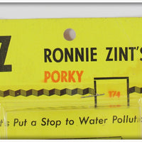 Big Z's Better Baits Ronnie Zint's Brown Crawdad Porky Ubangi On Card