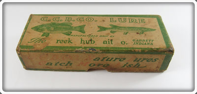 Vintage Creek Chub Unmarked Empty Lure Box 