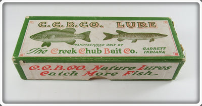 Vintage Creek Chub Perch Baby Pikie Empty Lure Box 