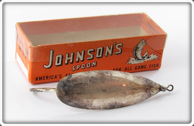 Johnson's Silver Minnow Spoon In Correct Box