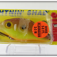 Storm Yellow Brown Back Lightnin' Shad On Card