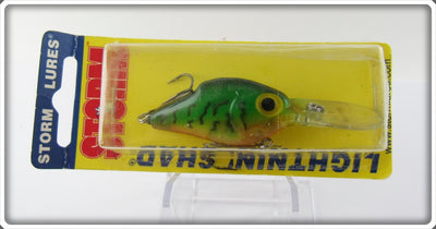Storm Green Crawdad Lightnin' Shad On Card