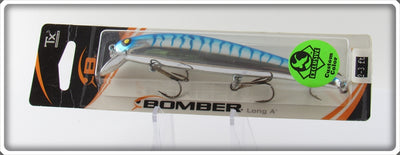 Bomber Custom Color Chrome Blue Tiger Long A Sealed On Card B15A SAL41