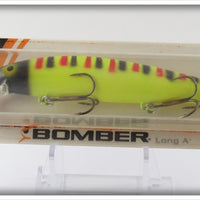 Bomber Custom Color Yellow With Black & Red Stripes Long A Sealed On Card B15A LS9