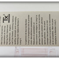 Bomber Custom Color Orange With Black Spots Long A Sealed On Card B15A LS7