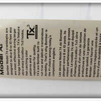 Bomber Natural Finish Model A Sealed On Card