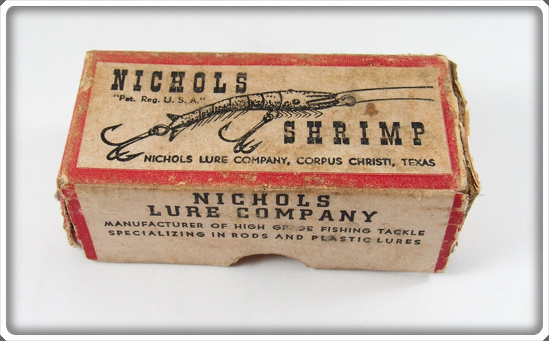 corpus christi fishing lures Vintage Nichols Lure Company Corpus Pet Empty Box For Sale