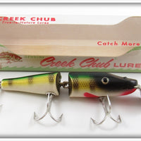 Vintage Creek Chub Perch Jointed Pikie In Box