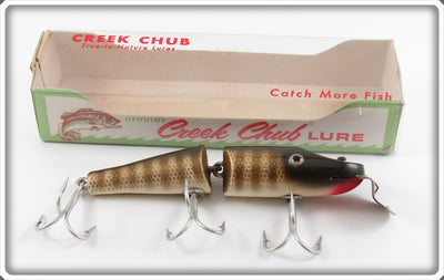 Vintage Creek Chub Pikie Scale Jointed Pikie Lure In Box 