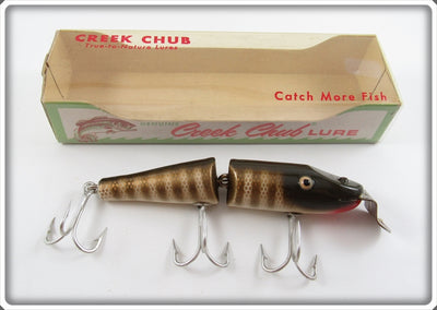 Vintage Creek Chub Pikie Scale Jointed Pikie Lure In Box