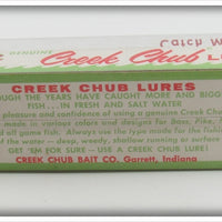 Creek Chub Red & White Jointed Pikie In Box