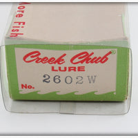 Creek Chub Red & White Jointed Pikie In Box