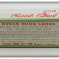 Creek Chub Red & White Jointed Pikie In Box