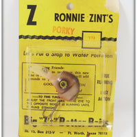 Big Z's Better Baits Ronnie Zint's Brown Crawdad Porky Ubangi On Card
