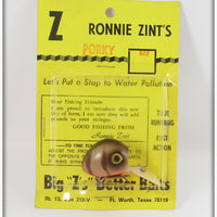 Big Z's Better Baits Ronnie Zint's Brown Crawdad Porky Ubangi On Card