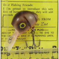 Big Z's Better Baits Ronnie Zint's Brown Crawdad Porky Ubangi On Card