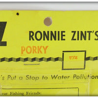 Big Z's Better Baits Ronnie Zint's Brown Crawdad Porky Ubangi On Card