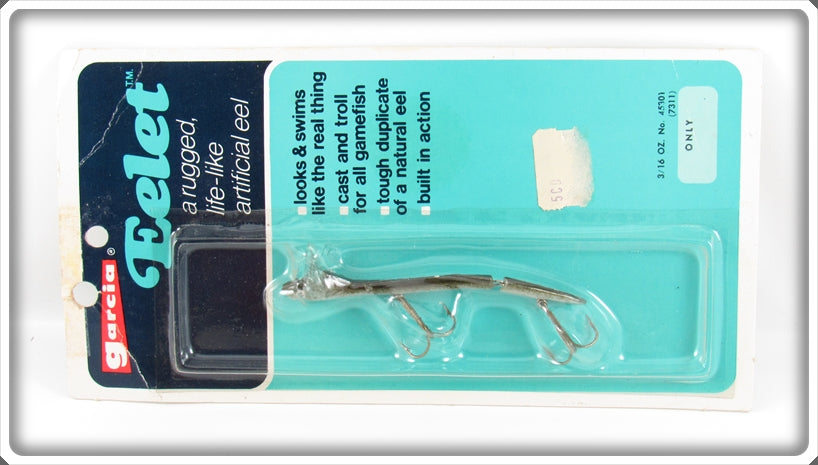 Vintage Abu Garcia Eelet Eel Lure On Card
