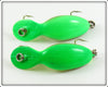 Heddon FY Yellow Green Fluorescent Clatter Tad Pair In One Box