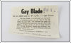 Cordell Smokey Joe Gay Blade In Correct Box 3811
