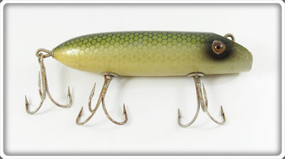Vintage South Bend Green Scale Bass Oreno Lure 