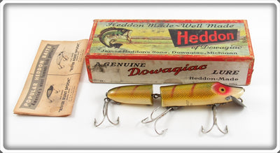 Vintage Heddon Perch Jointed Vamp Lure In Box 