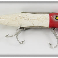 Vintage Pflueger Red & White Mustang Lure