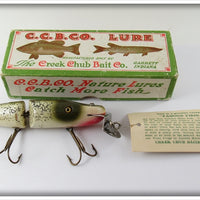 Creek Chub Silver Flash Jointed Pikie In Correct Box 2618