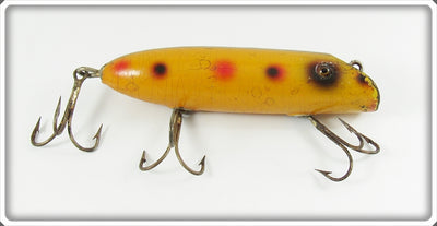 Vintage South Bend Yellow With Spots Bass Oreno Lure 