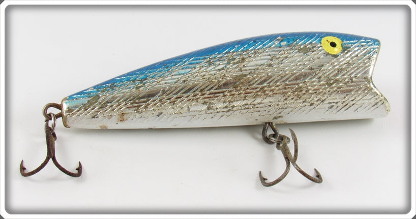 Vintage Rebel Blue & Silver Windcheater Popper Lure 