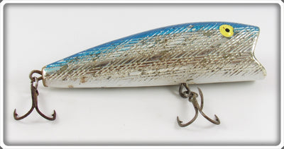 Vintage Rebel Blue & Silver Windcheater Popper Lure 