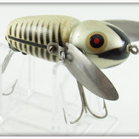 Vintage Heddon Silver Shore Crazy Crawler Lure